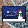 speecheese Snowman Doormat in 35 x 50 cm as a