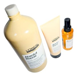 Loreal Absolut Repair Shampoo 1500 + Acondicionador + 10en1