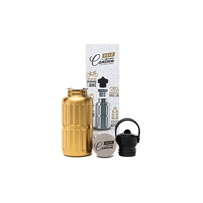 Velo Canteen 13.5 Oz, Fits in Bicycle Bottle Cage, 2