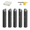 HAowosi Metal Lathe Cutting Tools,5 Sets of 1/2" Carbide Metal