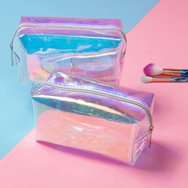 Holographic Makeup Bag Laser Glitter Pencil Case Kids School Pencil Case Pencil Case Pencil Case Student Girls Pencil Bag