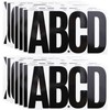 6 Inch Large Letters Stickers, 76 Pieces Self Adhesive Alphabet
