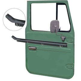 Land Cruiser HJ & BJ Series, 1975-1984 Front Right Outside Door Window Glass Rubber/Squeegee Style/Dew Wipe Style, AFT MKT