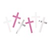 Fancy Pink Cross Foil Confetti (14g) - Ideal for Celebrations