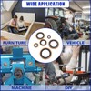 78 PCS 10 Sizes Copper Metric Bonded Seal Dowty Washer,