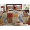 Ryleigh Floral Real Patchwork Country Garden Fall Flowers Paisley 3-Piece
