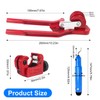 Taipintee Pipe Bender Set, 6/8/10 mm Pipe Bender, Can Bend