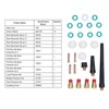 26Pcs TIG Welding Torch Tool Glass Cup Gas Lens Welding