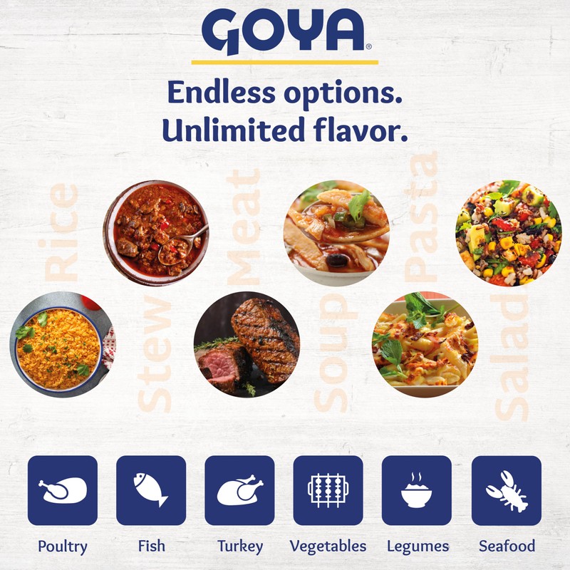 Ham Base Concentrate Seasoning by Goya, Ham Bouillon, for Beans,