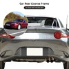 Black Aluminum Alloy Rear License Frame for Mazda MX-5 ND