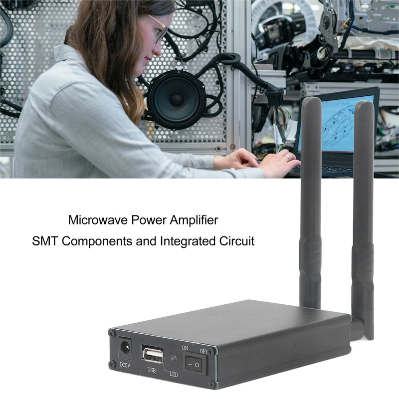 2 in 1 Microwave Frequency Amplifier with Antenna Power Amplifier
