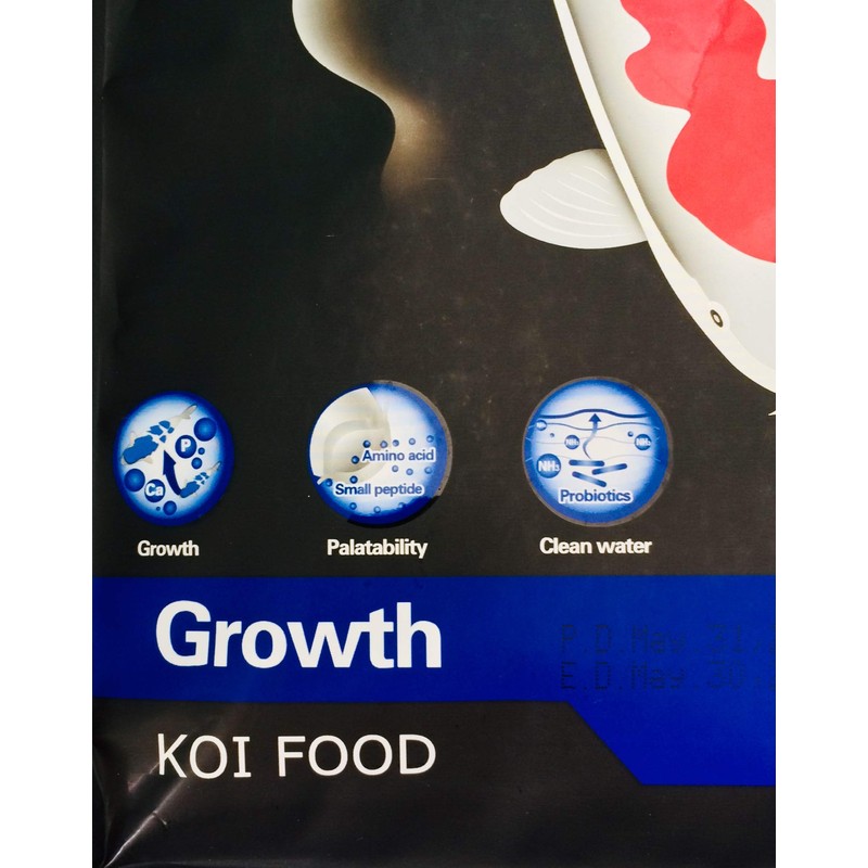 Aqua Master Koi Growth Fish Food Small Pellet, 11-Pound