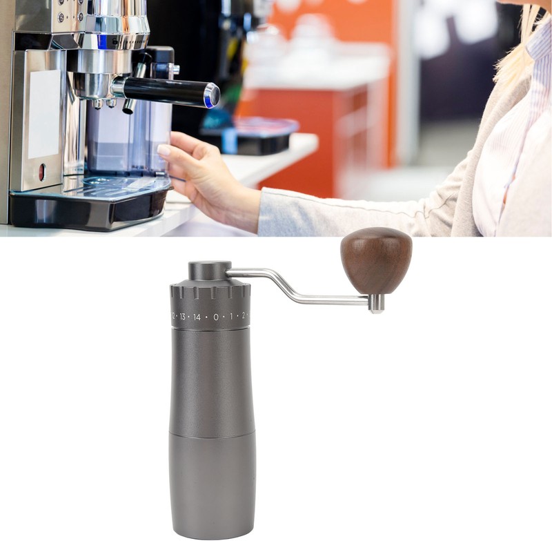 Coffee Grinder Stainless Steel Manual Coffee Grinder Portable Hand Crank