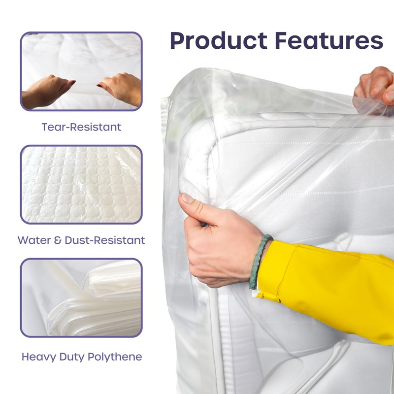 Queen Size Mattress Bags for Moving and Storage - Heavy
