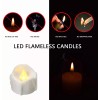 Luminara 12 Pcs Style Moving Wick Led Flameless Tea Candles