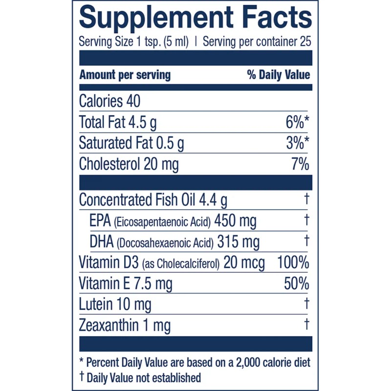 Wileys Finest Cod Liver Oil Orange Bliss 125ml