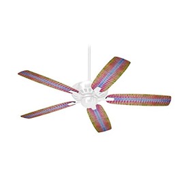 Tie Dye Spine 102 - Ceiling Fan Skin Kit fits most 42 inch fans (FAN and BLADES SOLD SEPARATELY)