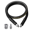 POHIR 5FT Pressure Washer Whip Hose 4800psi 3/8'' Steel Wire