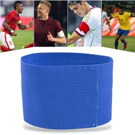 MAGT Captain's Armband Football Armband Adjustable Football Armbands Outdoor Team Sports Groups Captain Bracelet Football Player Bands (Blue)
