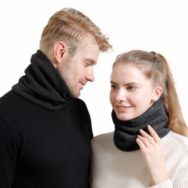 Onvavient Winter Scarf Neck Warmer Gaiter Face for Men Women Warm Fleece Ski