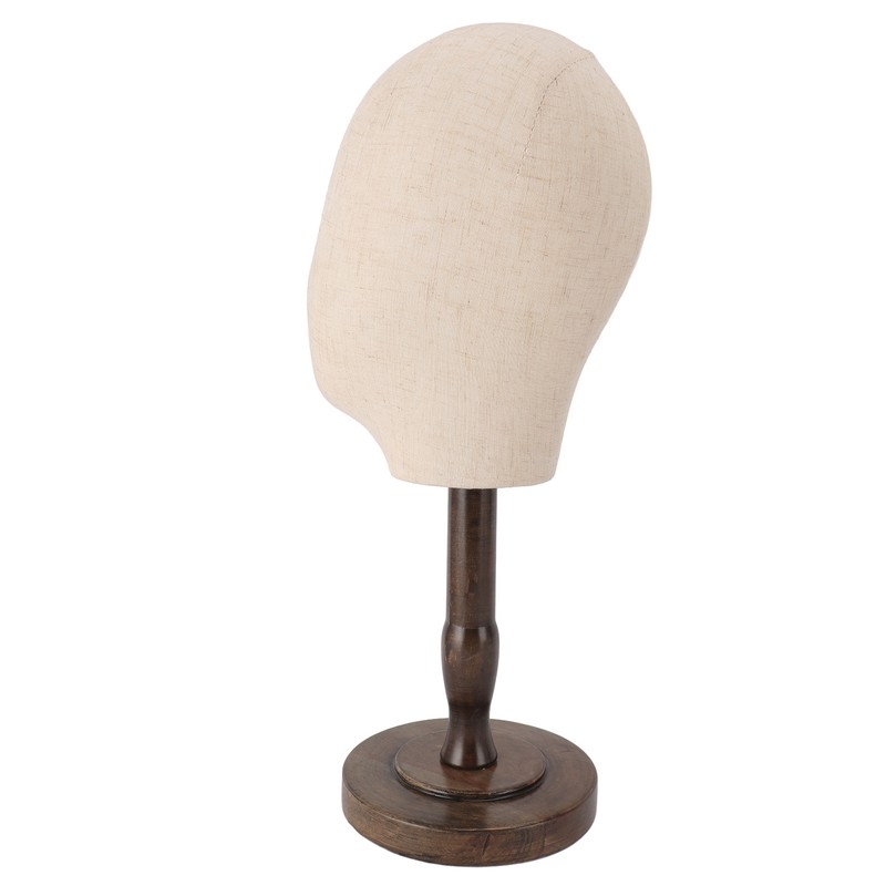 Wig Head Stand Non Woven Fabric Mannequin Head Hat Display