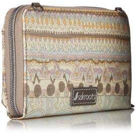 Sakroots Large Coated Canvas Smartphone Crossbody Bag, Pastel One World