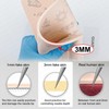 Guapa 3mm Pre-Printed Fine Line Tattoo Practice Skin, Double-Sided Silicone