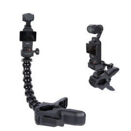 PellKing Gooseneck Jaws Flex Clamp Mount for DJI Osmo Pocket 3 & GoPro 13 12 11 10 9 8 7 6 5 Insta360 X4 X3 X2 X DJI Osmo Action 5 Pro 4 3 2 Cameras