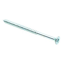 Prime-Line 9036705 Wood Screws, Flat Head, Phillips Drive, #14 X 4 In., Zinc Plated Steel (10 Pack)