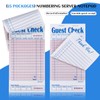 Rcybeo Guest Check Pads (15 Pack) Numbered Server Note Pads,