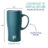 20oz Stainless Steel Handle Tumbler with Triple Insulation & Copper