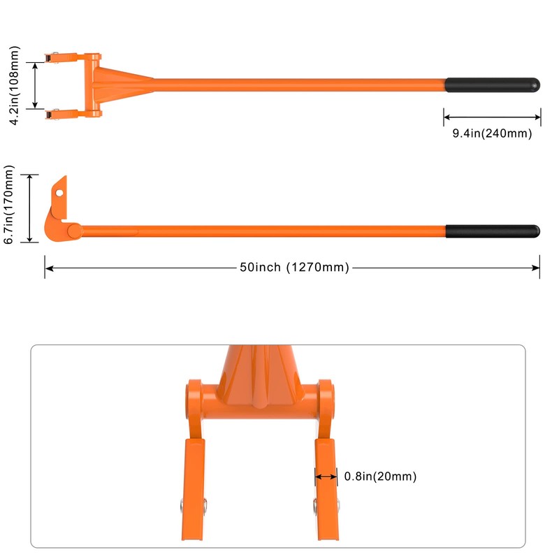 Pallet Buster Tool, Insaga Deck Board Removal Tool with Thick