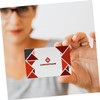 DOITOOL 100Pcs Metal Business Card Blanks Thick Engraved Sublimation Cards