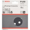 BOSCH (Bosch) sanding paper 125mmƒÓ # 100 (5 pieces) [2,608,605,116]
