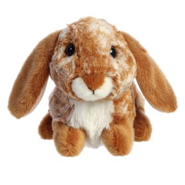 Aurora® Adorable Mini Flopsie™ Lopso Bunny Stuffed Animal - Playful Ease - Timeless Companions - Tan 6.5 Inches