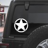 Military Star Vinyl Stickers 2-Pack – Waterproof Removable Car Decals