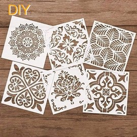 10 Pcs Blank Mylar Stencil Sheets Square Stencil Paper Blank Mylar Templates DIY Make Your Own Design Stencils (30.5x30.5cm) 6 Mil