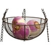 RSVP International Hanging Storage Collection 3-Tier Baskets, Bronze Woven Wire