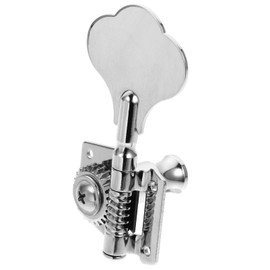 Milisten 1 Set String Electric Bass Tuners Machine Head Replacement Tuning Keys for Ukelele Jazz Guitar Tuner Machine Heads Open Gear Acoustic Tuning Peg Button A3 Steel Plate Seal 3l