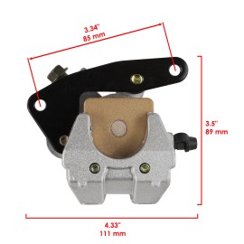 Celox For Yamaha Raptor 660R YFM660R 2001-2005 Front and Rear Brake Caliper w/ Pads