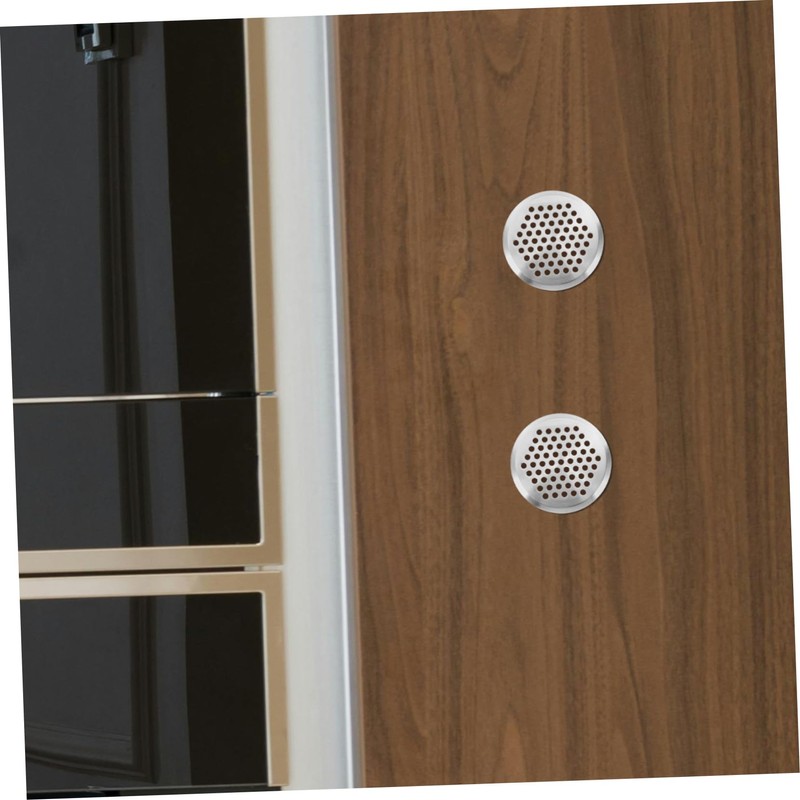 Gadpiparty 12pcs Round Vent Mesh Covers Stainless Steel Cabinet Ventilation