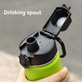 Spout Lid | Automatic Chug Lid Wide Mouth Top Lid,Convenient Top Spout Lid Water Bottle Replacement Caps for School Running Gym