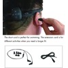 (Black) - Waterproof MP3 Player for Swimming and Running,Underwater Headphones