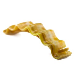 1 x hair clip wave approx. 11 cm long and 2.6 cm wide in light amber - made in Germany WeLoveBeads