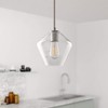 Pendant Lighting for Kitchen Island - Farmhouse Brushed Nickel Pendant