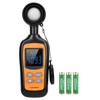 Digital Light Meter,V·Resourcing Handheld Illuminance Meter with Ambient Temperature Measurer,Range