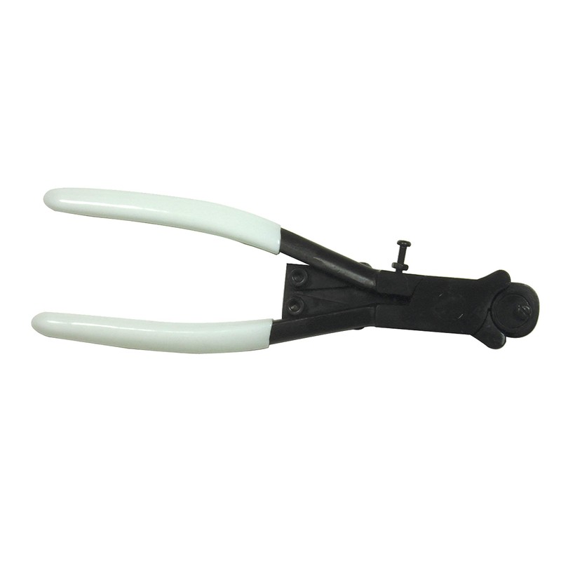 The Beadsmith Wire/Ring Bending Pliers, 7 inches (180mm), White PVC