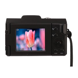 YUEHISY Cámara Digital, 2,4 Pulgadas 16MP HD 1080P Anti Micro SLR Shake Cámara Compacta Digital Inteligente, con Tapa de Lente, para Fotografía de Viajes Vlogging