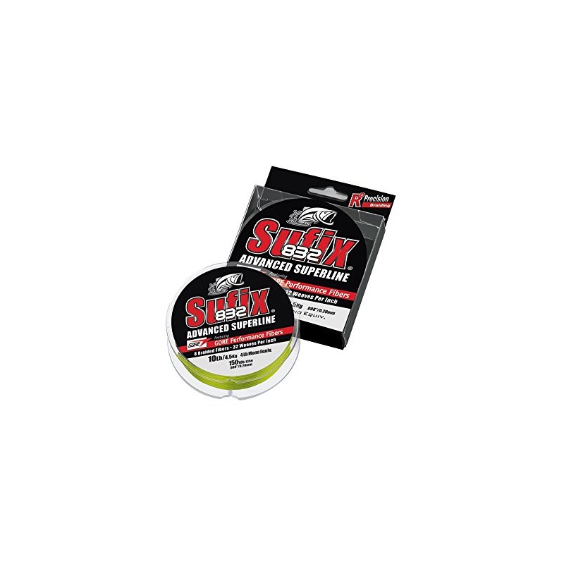 Sufix 832 Advanced Superline Neon Lime 0.24mm / 17.7kg /