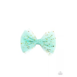 Paparazzi Hair Clip - Twinkly Tulle Green